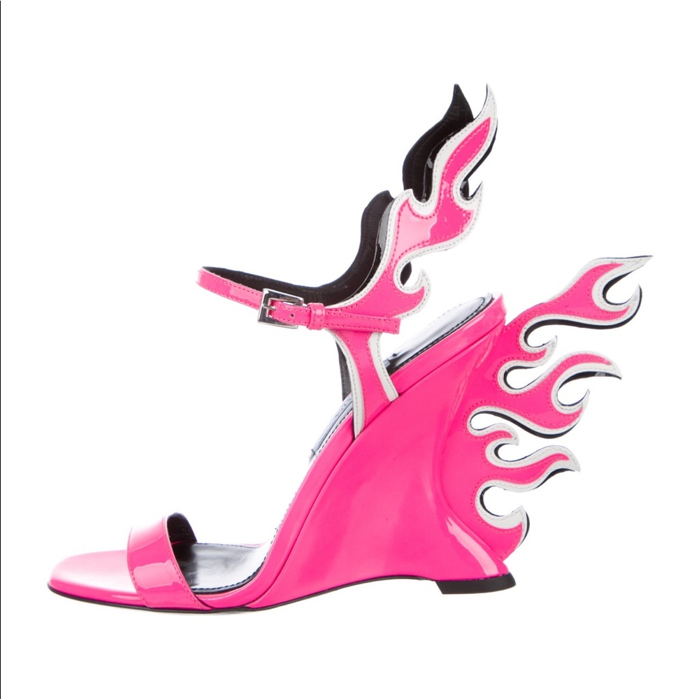 Prada flame heels